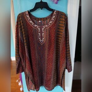 Women's BOHO Top ~ Size Medium